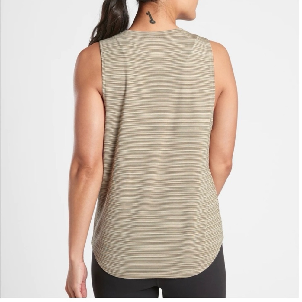 ATHLETA Cloudlight Striped Muscle Tank Top - Picture 3 of 4